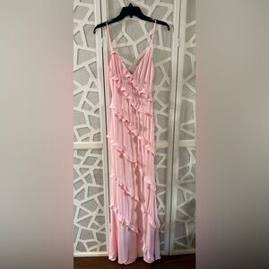 NWOT Lucy in the Sky Ruffle Maxi Dress XS
